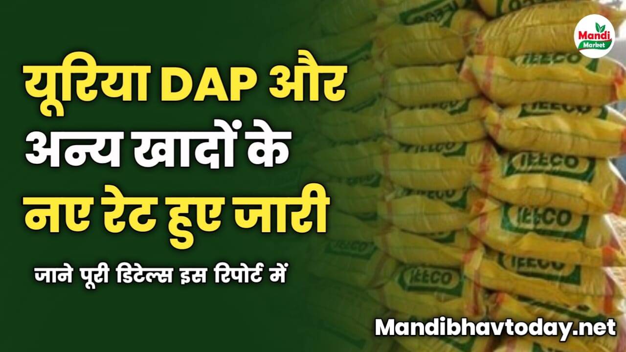 यूरिया DAP और अन्य खादों के नए रेट हुए जारी | जाने डिटेल्स