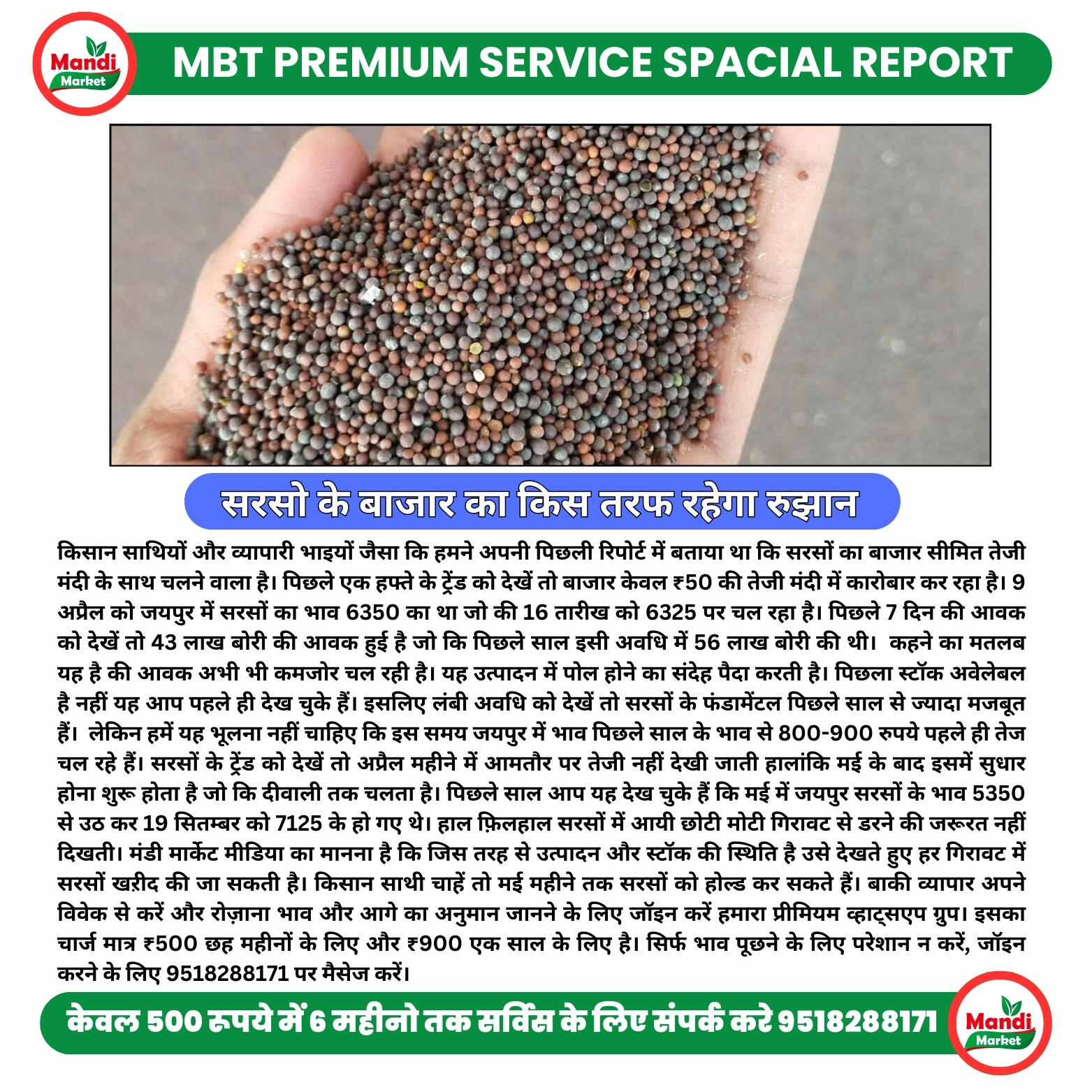 MANDI BHAV TODAY