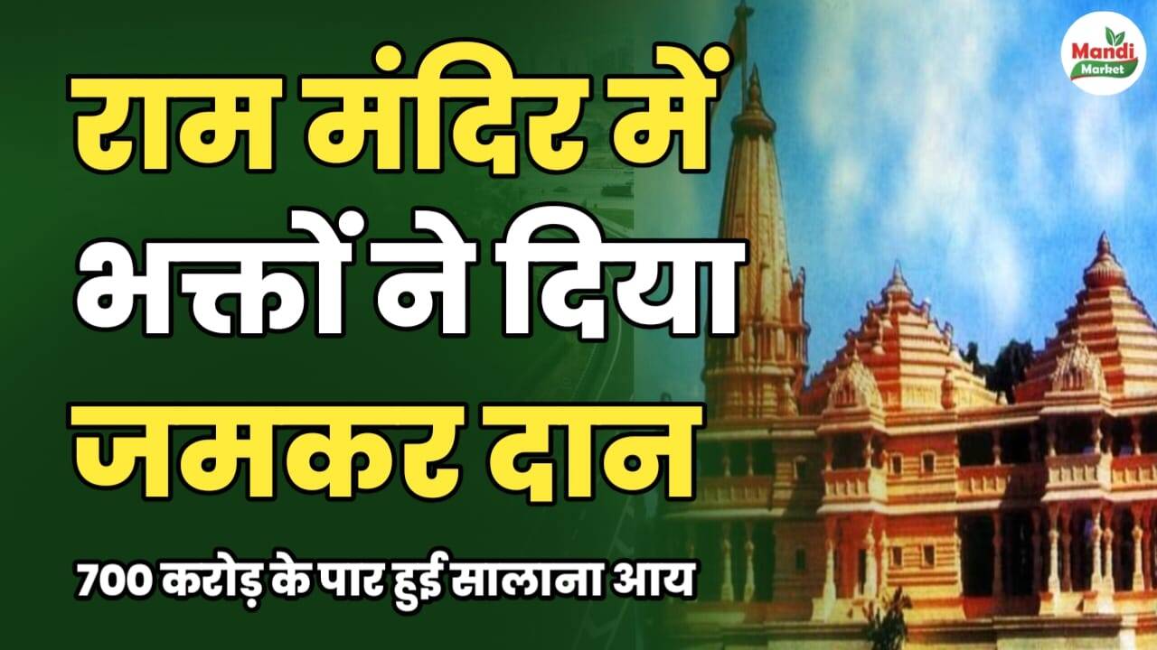 राम मंदिर में भक्तों ने दिया जमकर दान | 700 करोड़ के पार हुई सालाना आय | जानें डिटेल्स