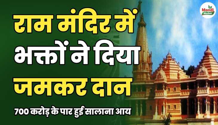 राम मंदिर में भक्तों ने दिया जमकर दान | 700 करोड़ के पार हुई सालाना आय | जानें डिटेल्स