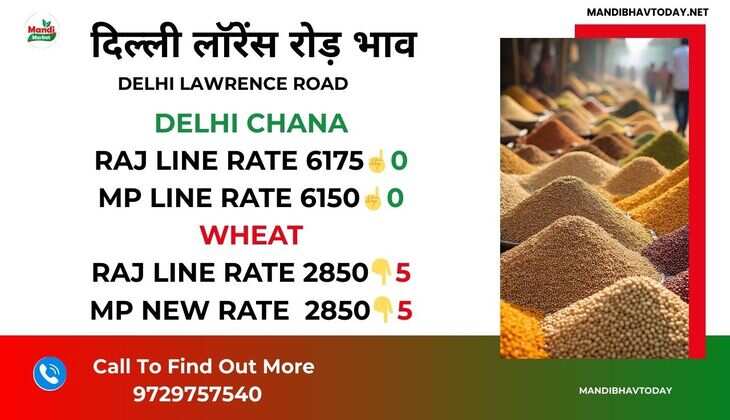 Delhi Lawrence Road market opening rate a