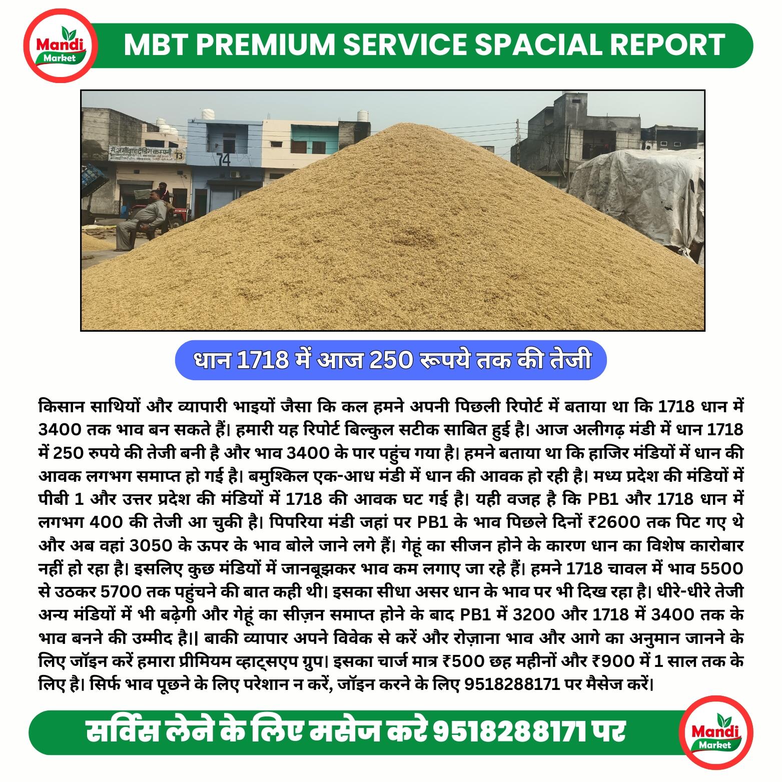 MANDI BHAV TODAY