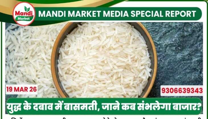 युद्ध के दबाव में बासमती, जाने कब संभलेगा बाजार?