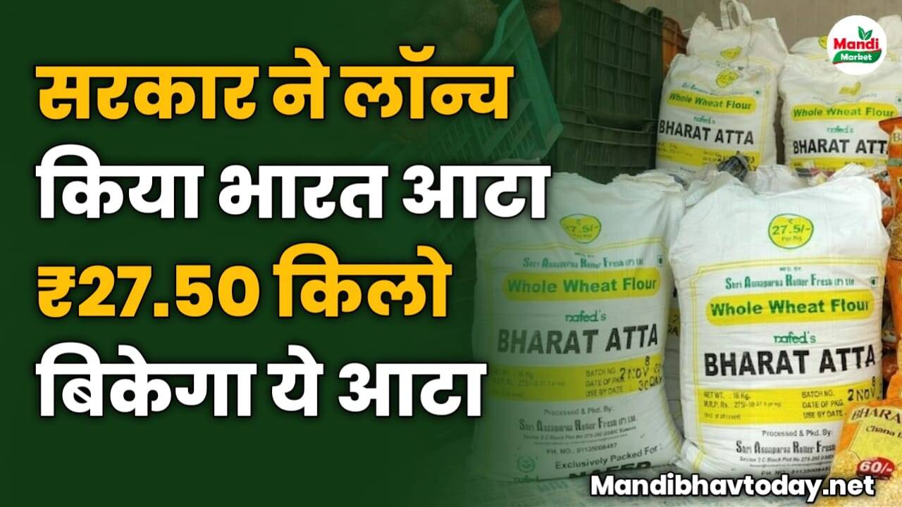 केंद्र सरकार ने लॉन्च किया भारत आटा, ₹27.50 किलो बिकेगा ये आटा 