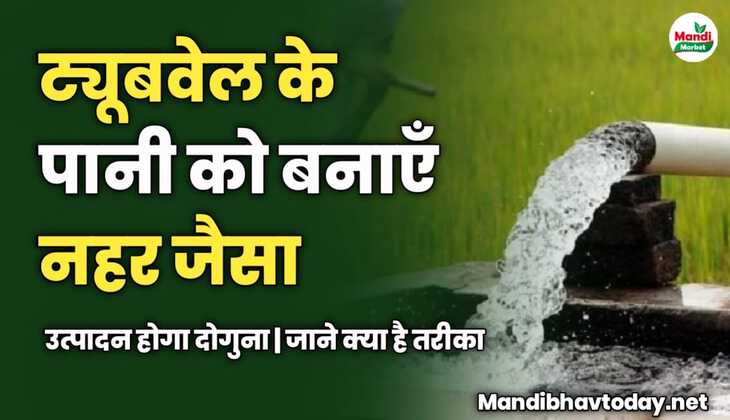 ट्यूबवेल के पानी को बनाएँ नहर जैसा | उत्पादन होगा दोगुना | जाने क्या है तरीका 