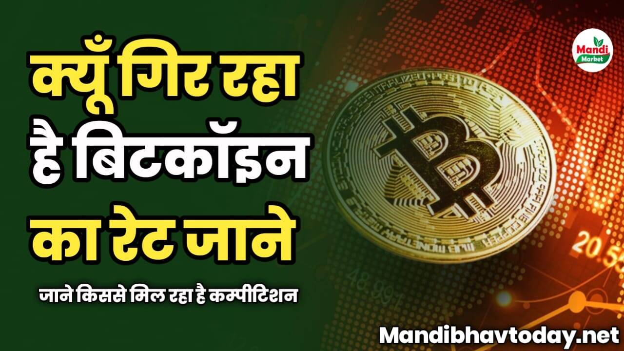 क्यूँ गिर रहा है बिटकॉइन का रेट | जाने किससे मिल रहा है कम्पीटिशन