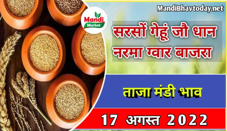 anaj mandi bhav 17 august 2022
