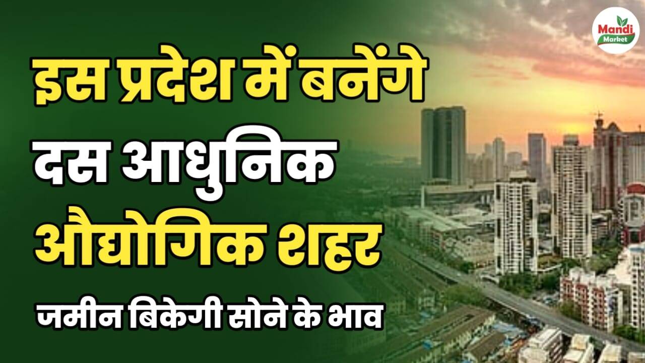इस प्रदेश में बनेंगे 10 आधुनिक औद्योगिक शहर, जमीन बिकेगी सोने के भाव