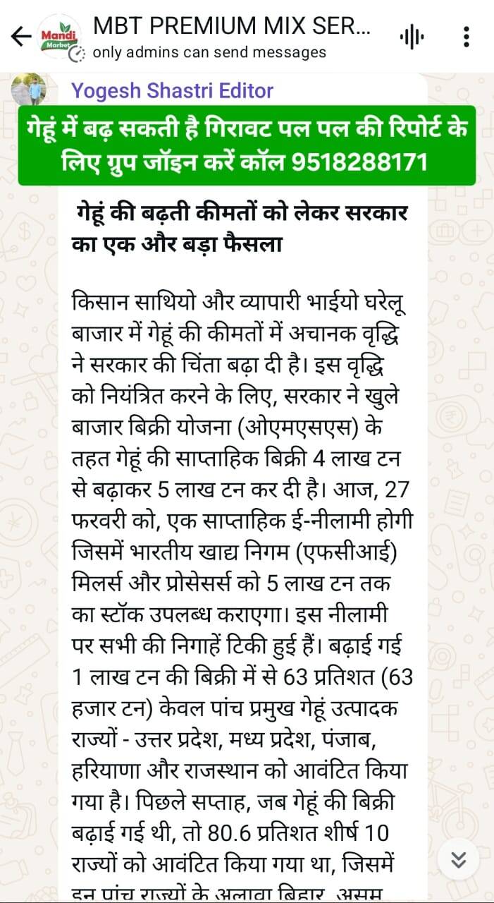 mandi bhav today