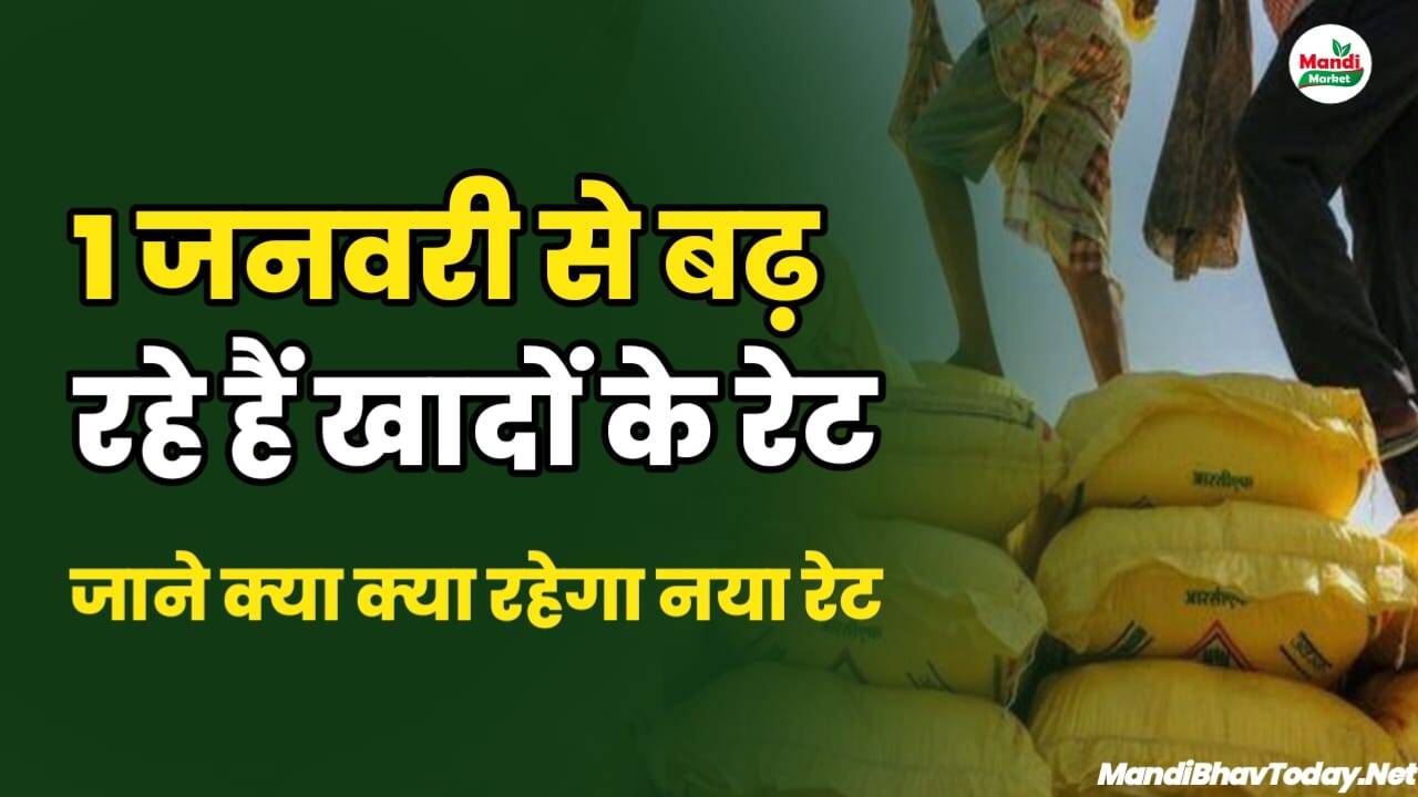 1 जनवरी से बढ़ रहे हैं खादों के रेट | जाने क्या क्या रहेगा नया रेट