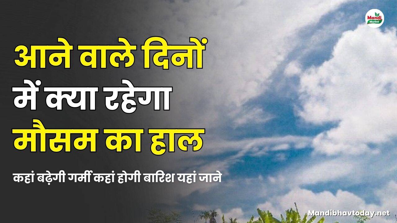 आने वाले दिनों में क्या रहेगा मौसम का हाल | कहां बढ़ेगी गर्मी कहां होगी बारिश यहां जाने
