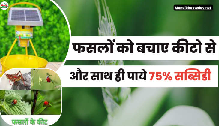 फसलों को बचाए कीटो से और साथ ही पाये 75% सब्सिडी